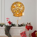 Decoratiune de luminoasa XMASGOLD-025, Tanelorn, 45x50 cm, metal, auriu