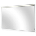 Oglinda pentru baie cu iluminare LED On Top, 100x3x60 cm, aluminiu, argintiu mat