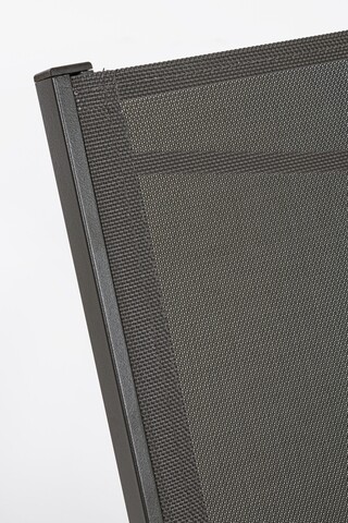 Scaun pliabil pentru gradina Hilde, Bizzotto, 48x55.5x82.5 cm, aluminiu/textilena, gri carbune