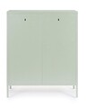 Bufet inferior Cambridge, Bizzotto, 2 rafturi reglabile, 80x40x101.5 cm, otel, verde sage