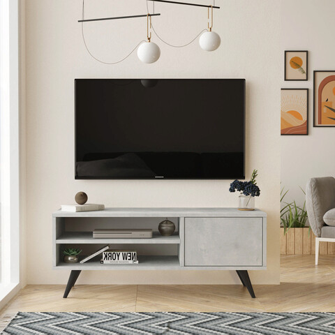 Comoda TV, Locelso, CD1, 110x44x40 cm, Piatra