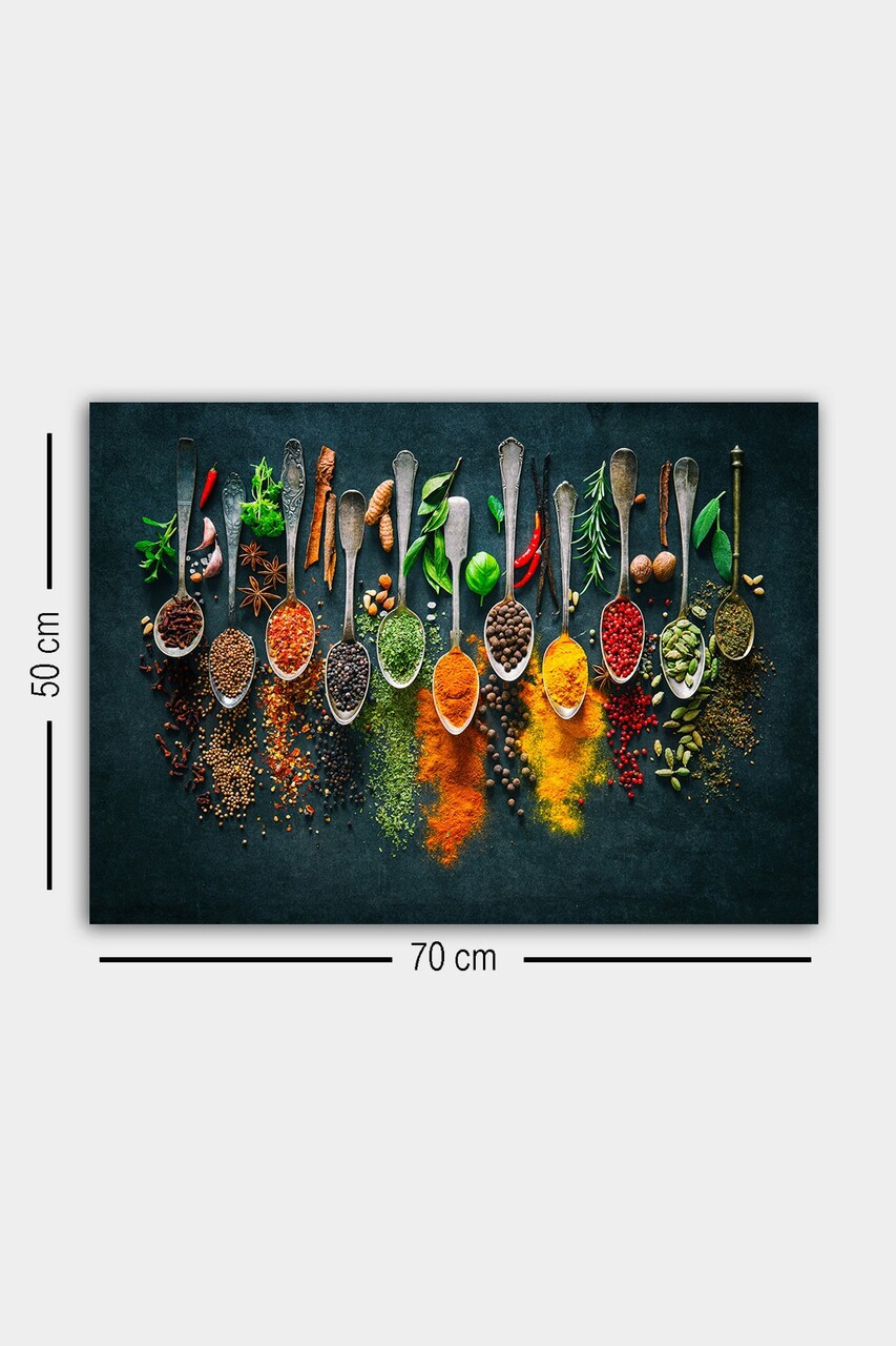 Tablou Decorativ, 1060609166-5070, Canvas, Lemn, Multicolor