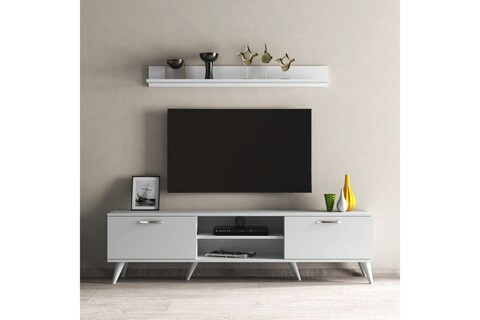 Comoda TV, Tanmob, TVU0101, 180x48x35cm, PAL , Alb