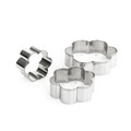 Set 3 forme pentru biscuiti Flower, Luigi Ferrero NORSK FR-1761, inox