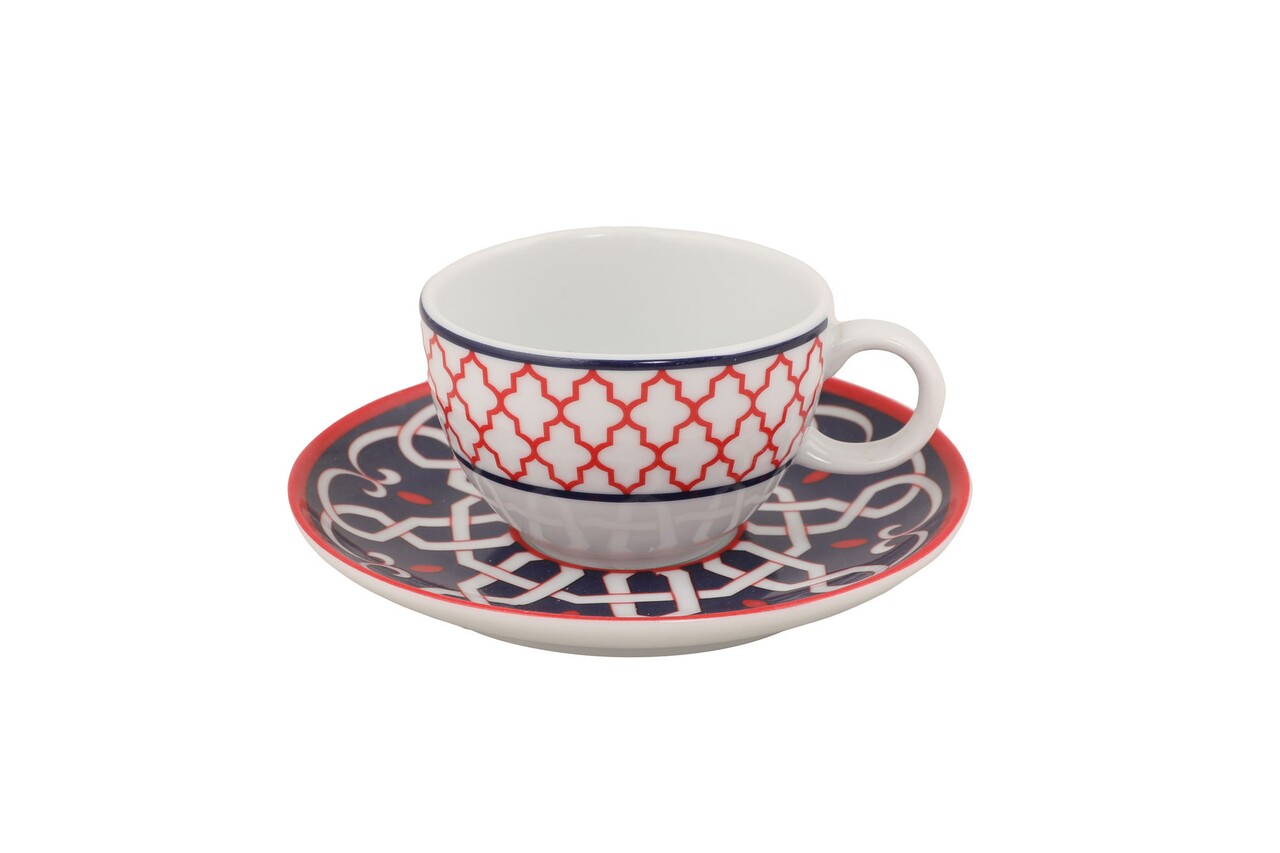 Set de cafea Kutahya Porselen, ZG12KT42011004, 12 piese, portelan - 2 | YEO