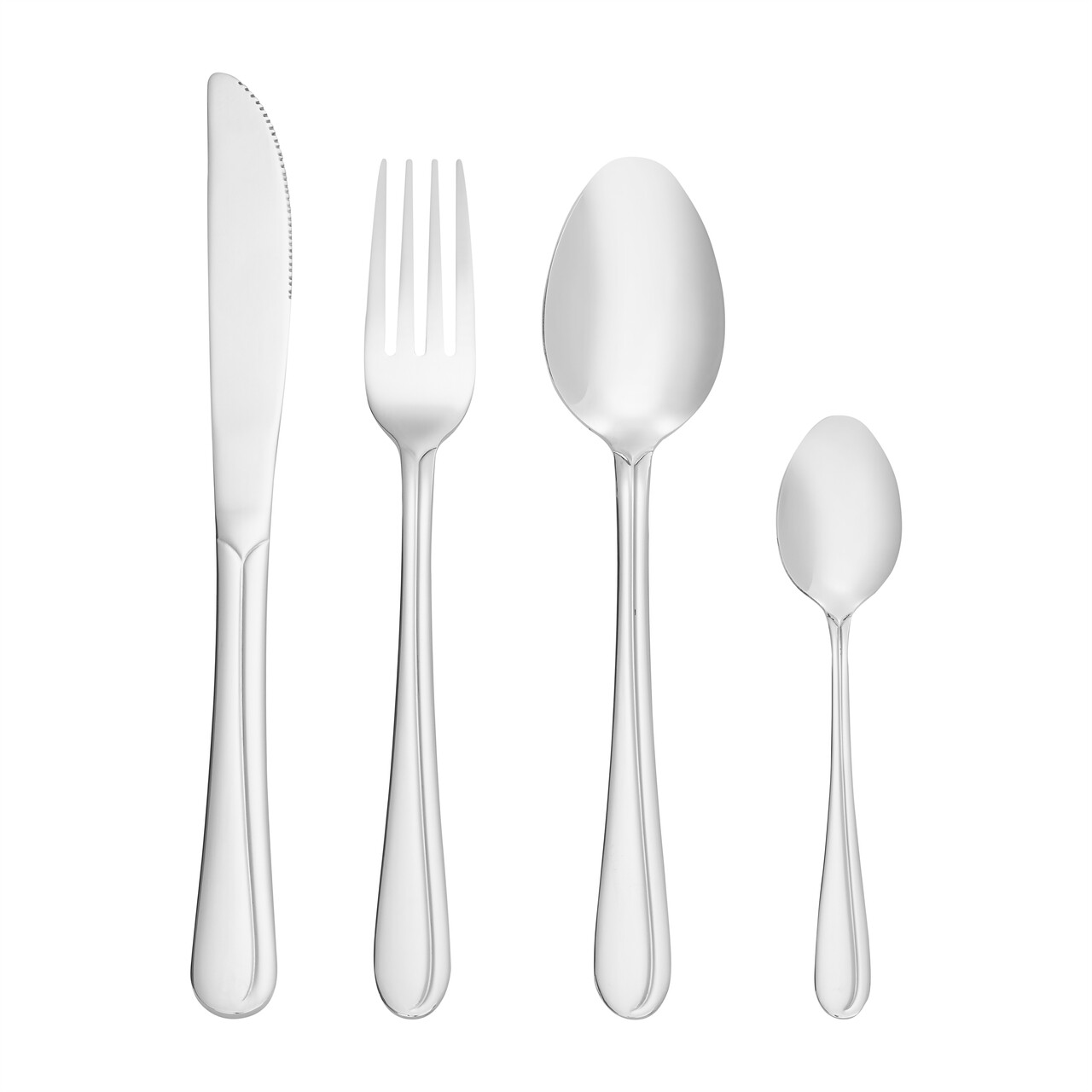 Set tacamuri 24 piese Capri, Ambition, inox, argintiu