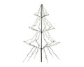 Decoratiune luminoasa de exterior Tree metal light-up, Lumineo, H200 cm, 420 LED-uri, lumina calda