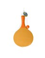 Set ping pong pentru plaja, 3 piese, lemn, portocaliu/galben