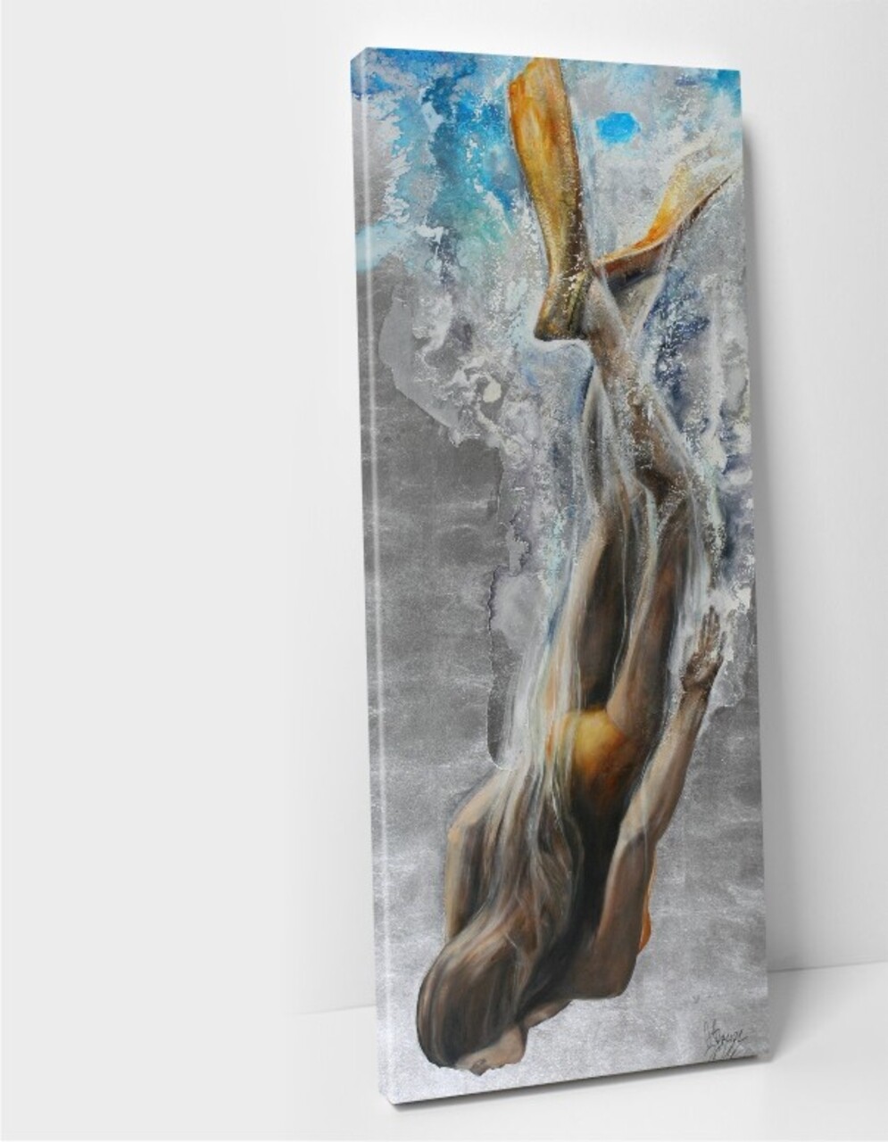 Tablou decorativ Armando, Modacanvas, 30x90 cm, canvas, multicolor