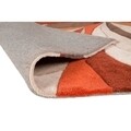 Covor Infinite Splinter Orange, Flair Rugs, 120 x 170 cm, 100% poliester, portocaliu/bej