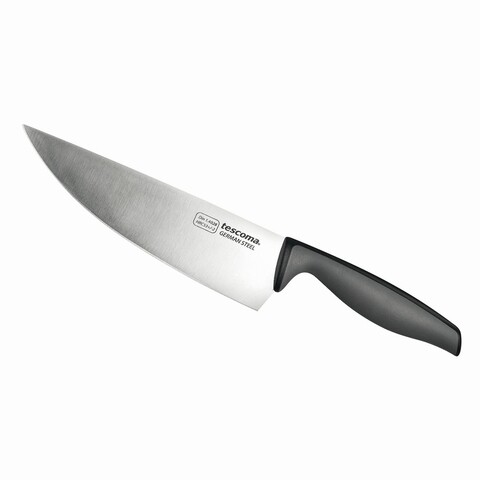 Cutitul bucatarului Precioso, Tescoma, 18 cm, inox/plastic, gri/negru