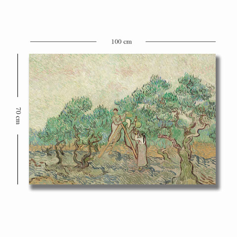 Tablou decorativ, 70100VANGOGH021, Canvas , Lemn, Multicolor