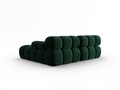 Coltar modular dreapta 3 locuri, Bellis, Micadoni Home, BL, 191x157x62 cm, catifea, verde bottle