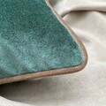 Perna, Azury Velvet Pillow With İnsert, 43x43 cm, Polipropilena, Verde mare / Gri deschis