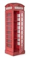 Biblioteca Red Cabin, Bizzotto, 53 x 51.5 x 180 cm, lemn de brad/MDF