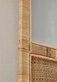 Oglinda decorativa Hajar Arch, Bizzotto, 50 x 70 cm, ratan/MDF, natural