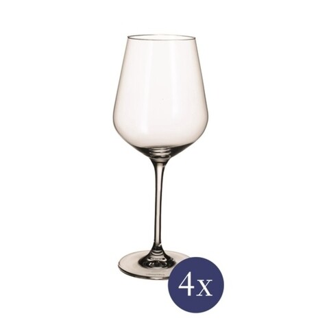 Set 4 pahare pentru vin Bordeaux, Villeroy & Boch, La Divina, 650 ml, sticla cristal