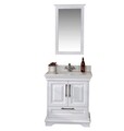 Set mobilier de baie (2 piese), Jussara, Huron 30, Alb