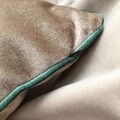 Husa de perna, Mink Velvet Pillow Cover, 43x43 cm, Polipropilena, Nurca / Crema