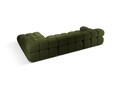 Coltar modular dreapta 4 locuri, Bellis-213, Micadoni Home, 282x155x70 cm, tesatura boucle, verde