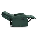 Fotoliu cu recliner manual, Louis XL, L.87 l.95 H.102, stofa, verde inchis