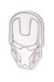 Decoratiune luminoasa LED, Iron Man, Benzi flexibile de neon, DC 12 V, Alb