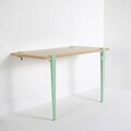 Birou, Logg, Cuarius, 120x75x60 cm, Lemn / Verde menta