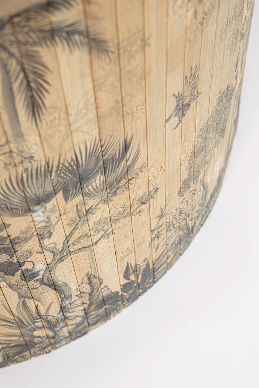 Masuta de cafea Namika, Bizzotto, 58x40 cm, bambus/MDF, multicolor