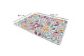 Covor, Herbs Djt  , 80x140 cm, 50% catifea/50% poliester, Multicolor