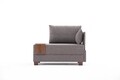 Fotoliu Fly Armchair Right, Balcab Home, 100x80x75 cm, lemn, maro