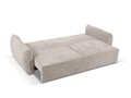 Canapea extensibila 3 locuri, Kaelle, Micadoni Home, BL, 244x97x91 cm, poliester chenille, bej