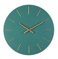 Ceas de perete Timeline, Bizzotto, D60 cm, MDF/otel, verde