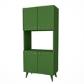 Bufet RF.110.001.004, Gauge Concept, 60x32x135 cm, PAL, verde inchis