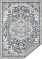 Covor antiderapant Vasagle Vintage, 120x170 cm, lavabil la masina, poliester, gri dove