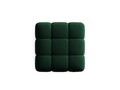 Taburet, Bellis, Micadoni Home, BL, 94x94x39 cm, catifea, verde bottle