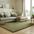 Covor Feather Soft Olive, Flair Rugs, 160x230 cm, polipropilena, olive