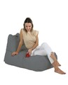 Fotoliu puf, Bean Bag, Ferndale Trendy, 105 x 75 cm, poliester impermeabil, gri fumuriu