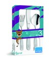 Set tacamuri pentru copii, 3 piese, Amefa, Teddy, inox