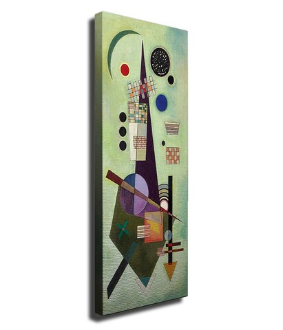 Tablou decorativ, PC189, Canvas, Lemn, Multicolor