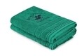 Set 2 prosoape de baie, Beverly Hills Polo Club, 403 Green,70 x 140 cm,  100% bumbac