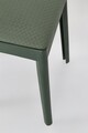 Scaun Scooby, Bizzotto, 34x34x49 cm, piele ecologica/polipropilena, verde petrol