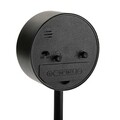 Ceas de masa cu alarma Mason, Versa, 7.6x6.6x22.5 cm, metal,  negru