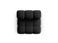 Modul canapea 1 loc fara cotiere, Bellis, Micadoni Home, BL, 94x94x63 cm, catifea, negru