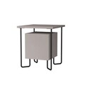 Noptiera, Homitis, Acres Nightstand, 40x45x40 cm, Mocha