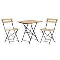 Set mobilier de gradina InArt, 3 piese, bej