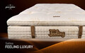 Saltea Feeling Luxury Brown 160x200 cm, H 30 cm, Multipocket, Latex