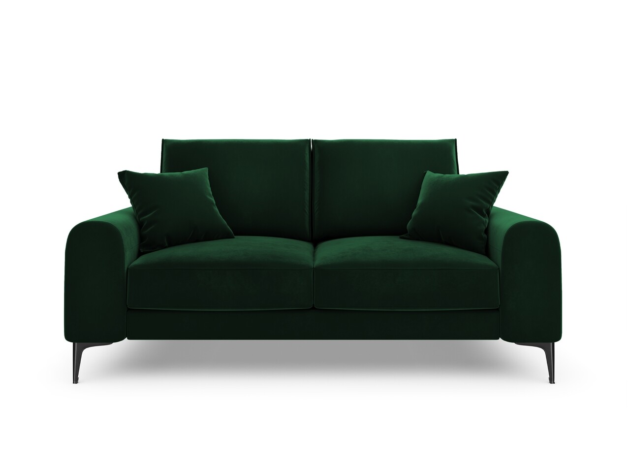 Canapea, Madara, Mazzini Sofas, 2 locuri, 172x102x90 cm, catifea, verde bottle - 1 | YEO