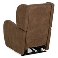 Fotoliu cu recliner electric, 2 motoare, Hercule, L.78 l.102 H.113, stofa, maro