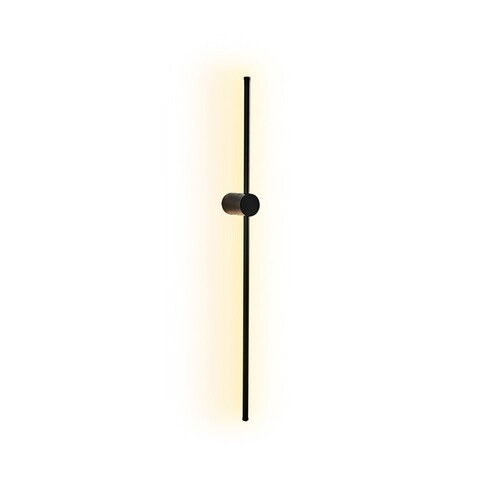 Aplica de perete, L1174 - Black, Lightric, 91 x 6 x 10 cm, LED, 18W, negru