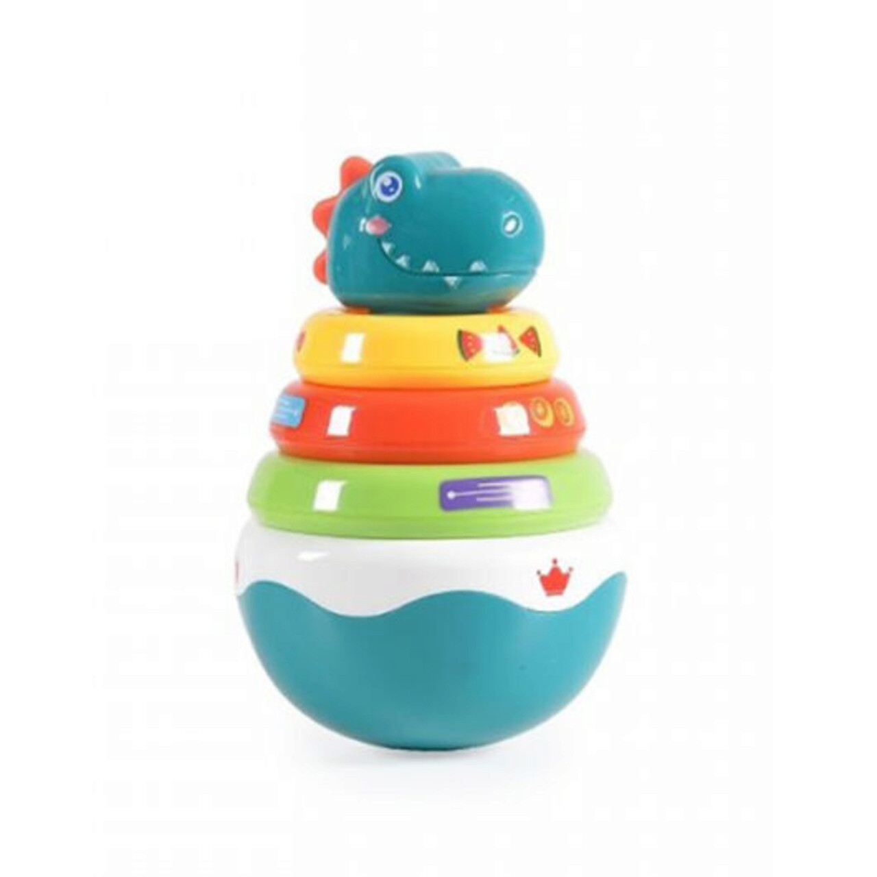 Jucarie Hopa-Mitica, Stacking Roly Poly, HE0298, 6M+, plastic, multicolor